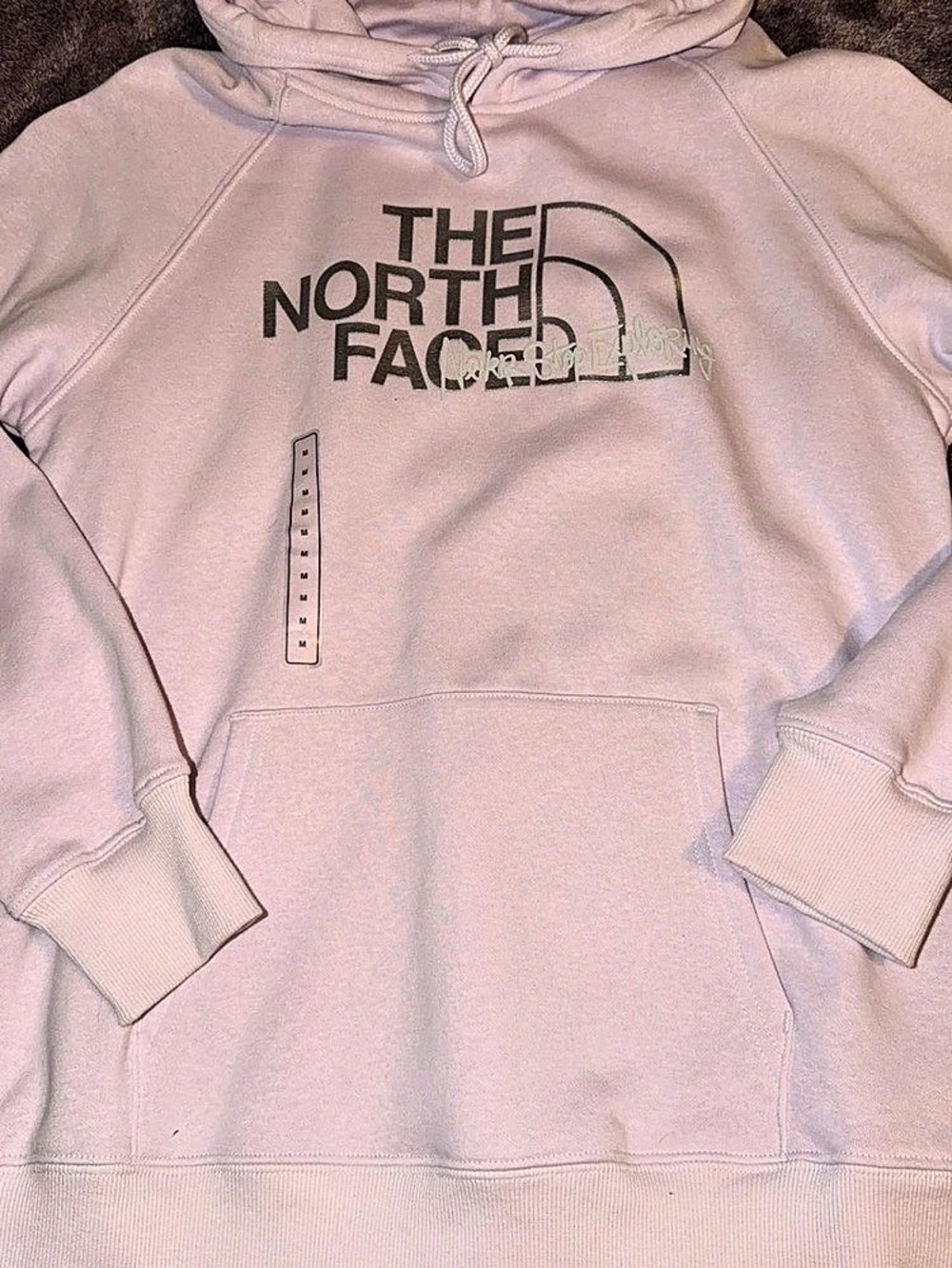 The North Face light lavender 💎 Logo Hoodie